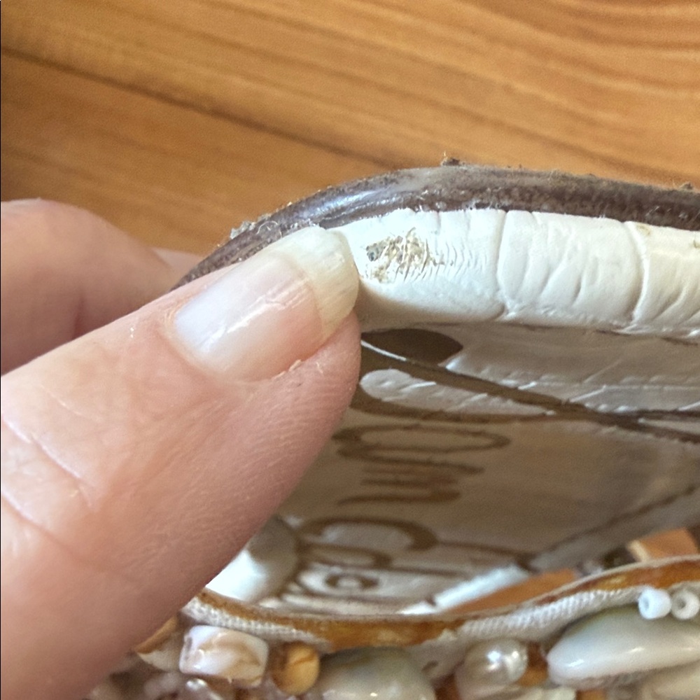 Sam Edelman Linen Shell Beaded Slides - Picture 5 of 5